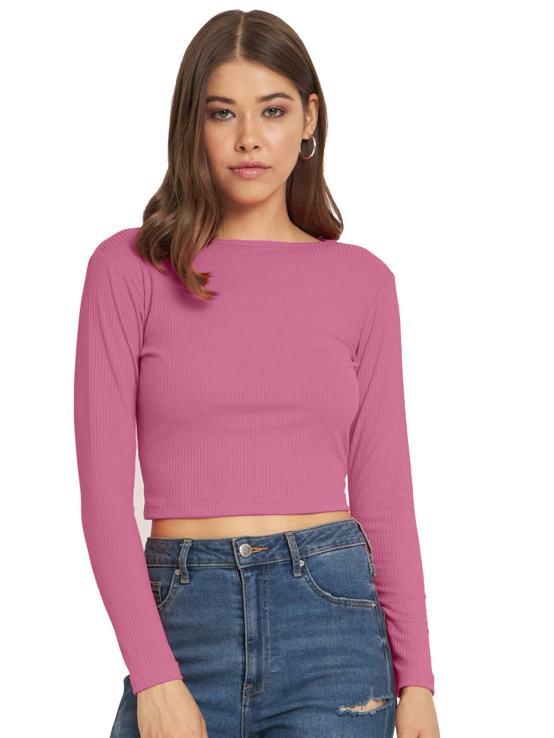     			Radprix Women's Cotton Regular Top ( Pink )