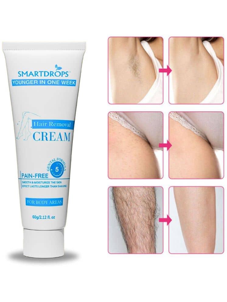 Smartdrops Natural Hair Removal Hair Removal Creams for Women 60 ( Pack of 1 )