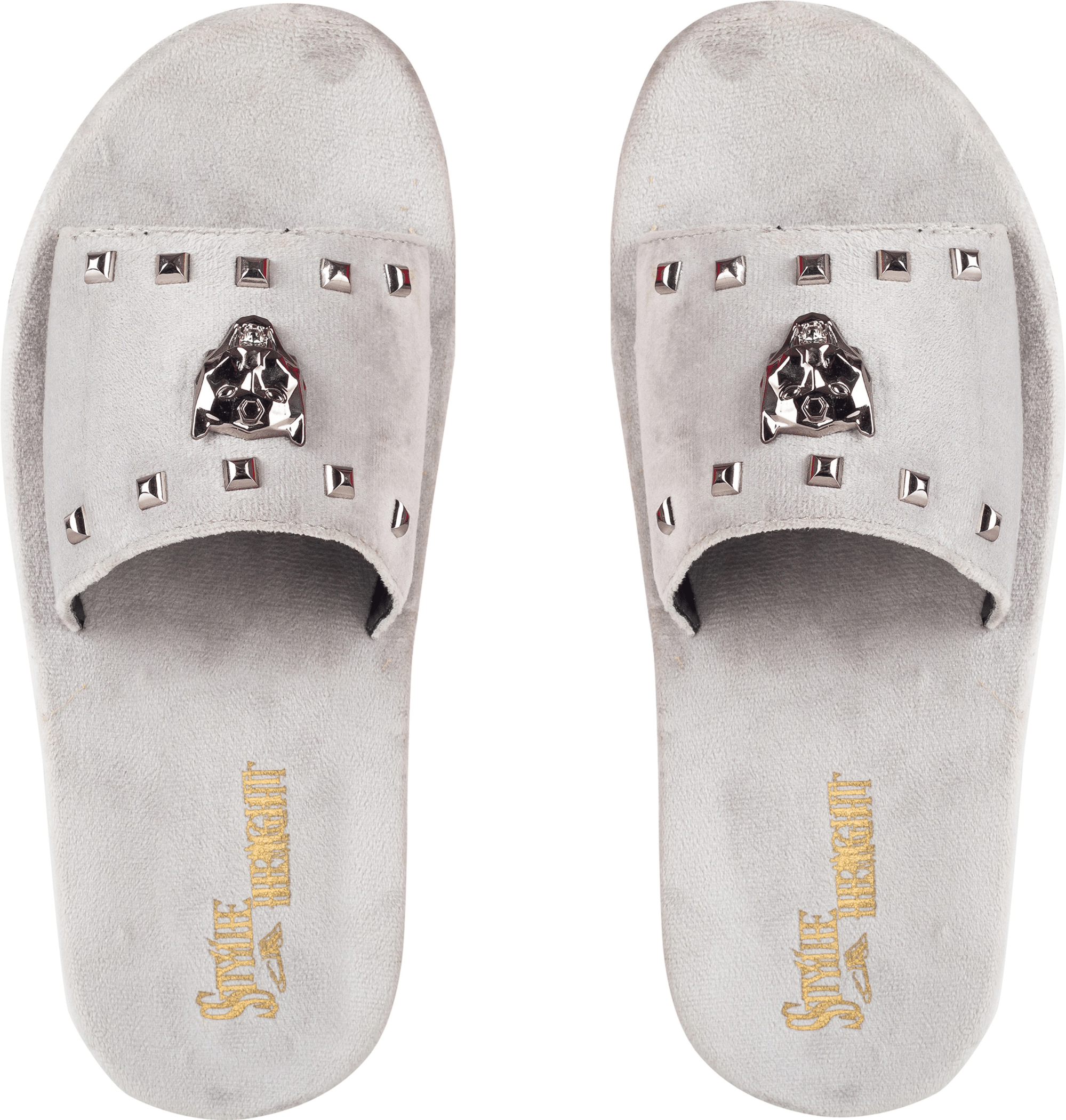     			Style Height Grey Men's Fur Slipper