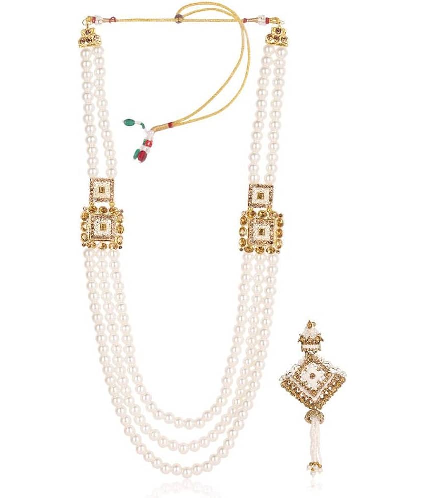 Wedding Groom Mala & Brooch Set for Men - Jewellery Sets | Buy online on ZillyBuy