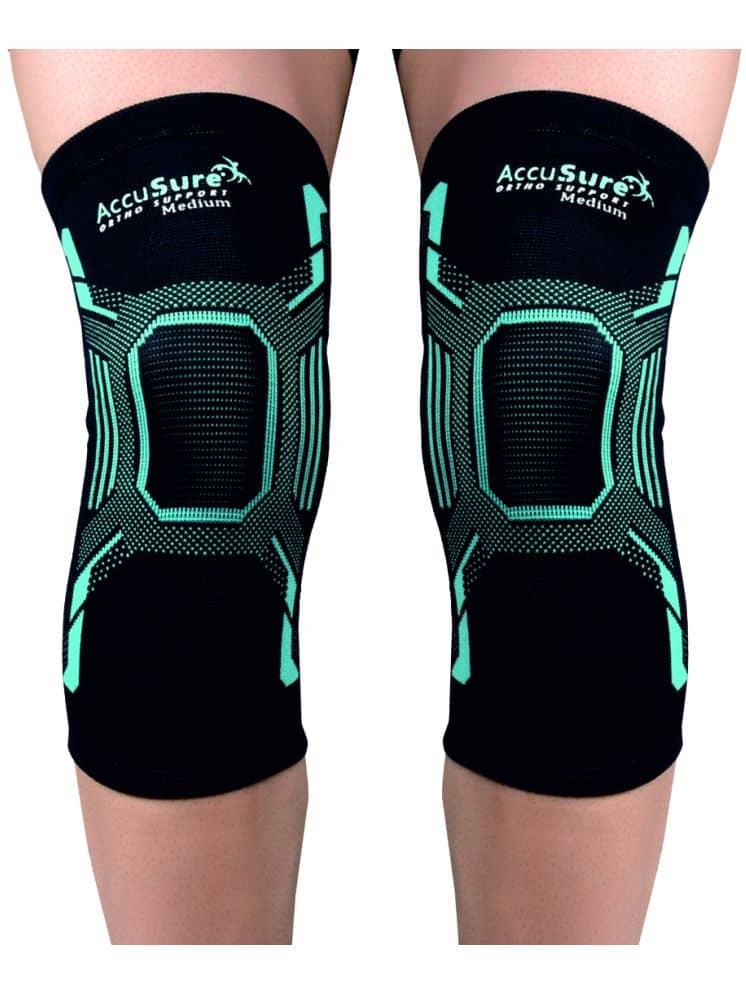 ACCUSURE Black Knee Support ( Pack of 1 ) - Sports and Fitness Equipment | Buy online on ZillyBuy