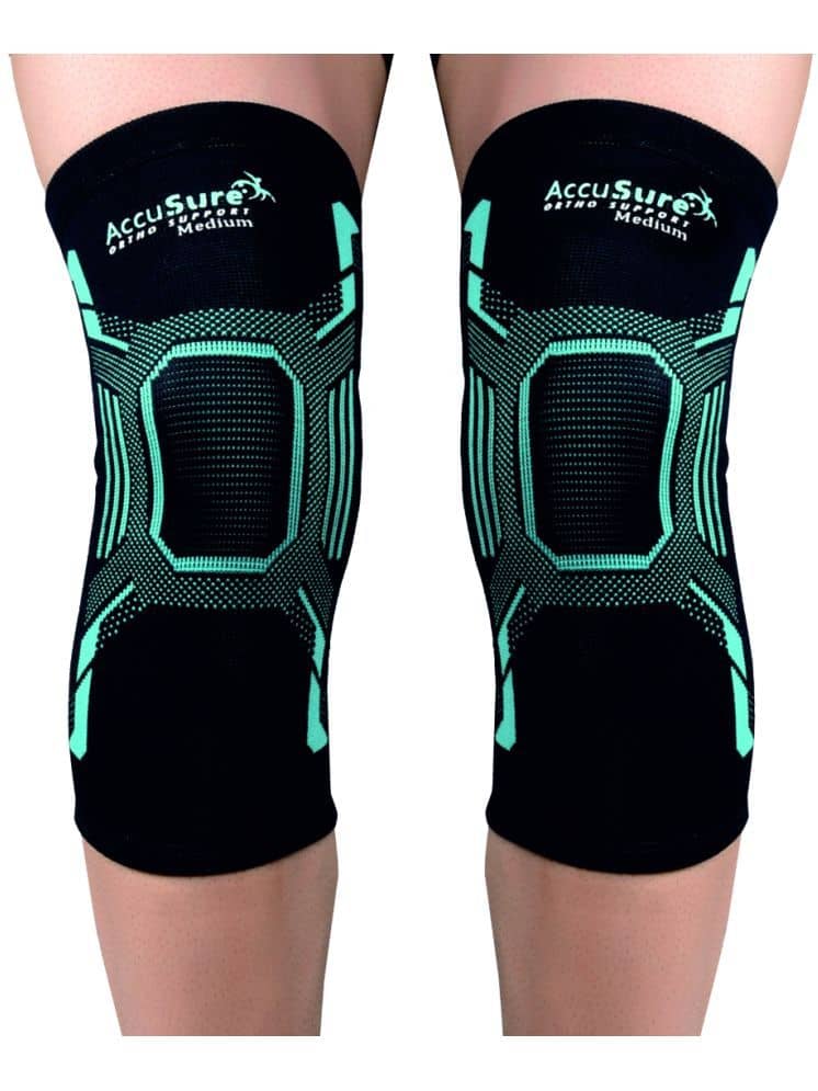 ACCUSURE Black Knee Support ( Pack of 1 ) - Sports and Fitness Equipment | Buy online on ZillyBuy