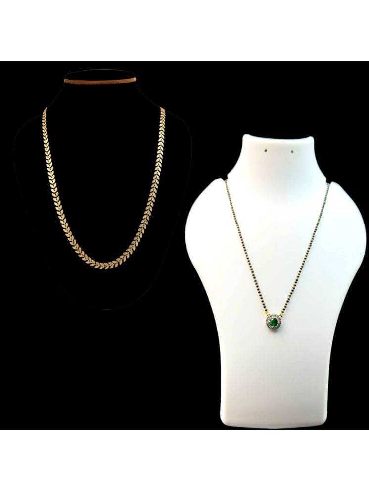 AKLINA Gold Plated Chain ( Set of 2 ) AKLINA Gold Plated Chain ( Set of 2 )