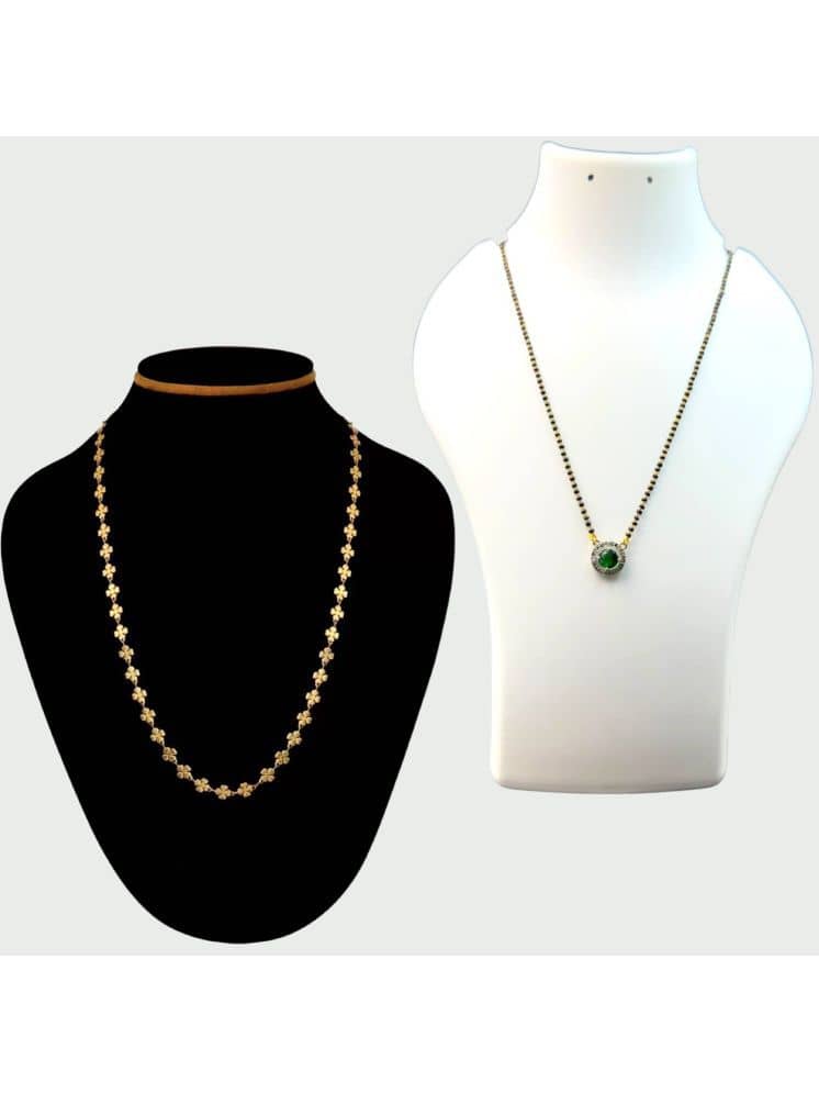 AKLINA Gold Plated Chain ( Set of 2 )