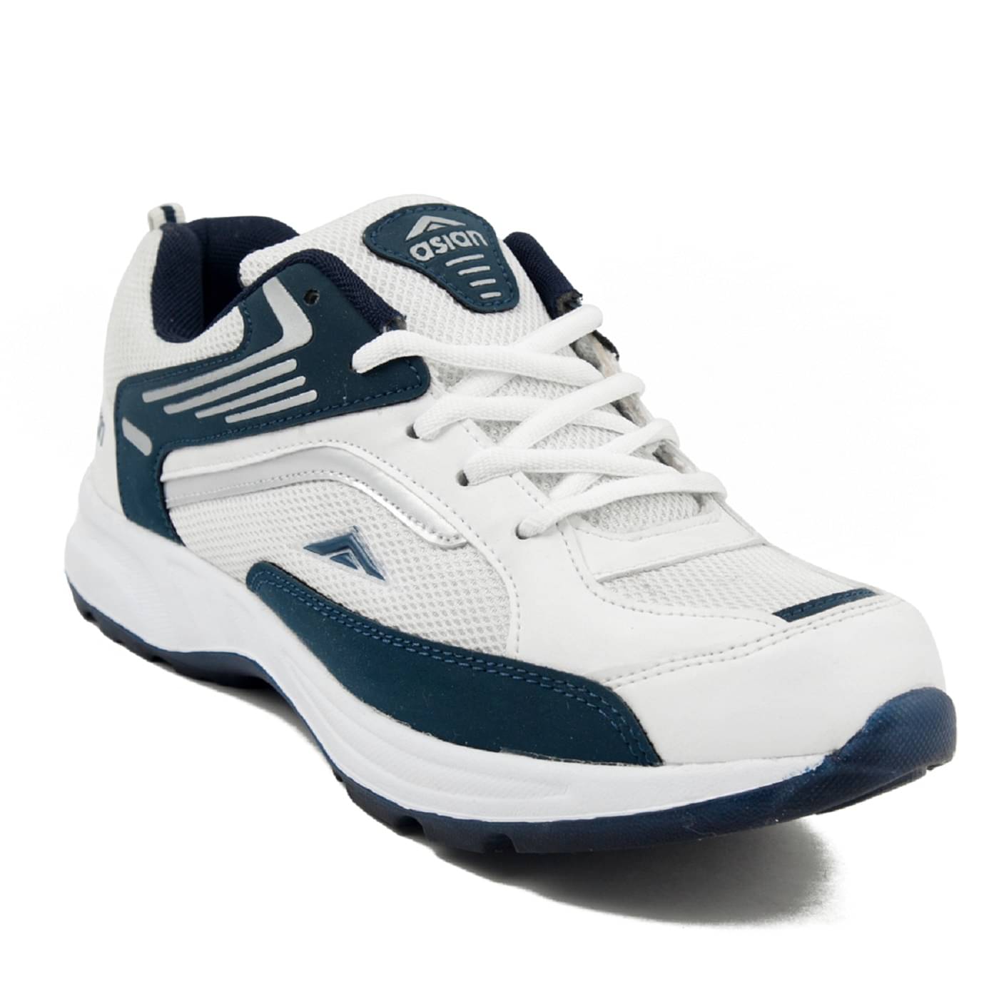     			ASIAN White Men's Sports Running Shoes