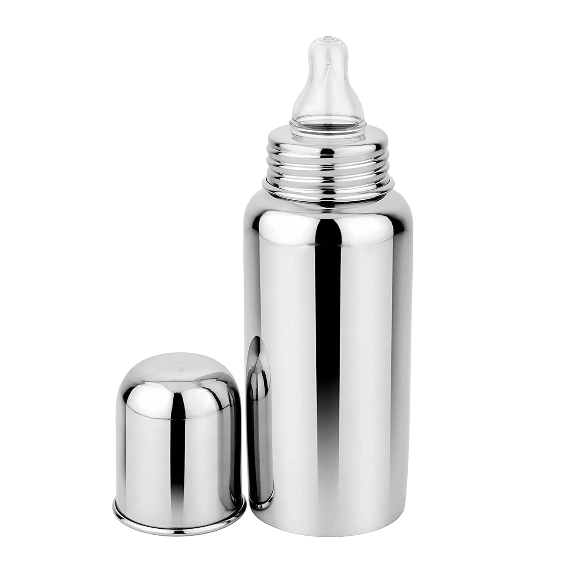     			ATIPRIYA 250 Silver Feeding Bottle ( Pack of 1 )