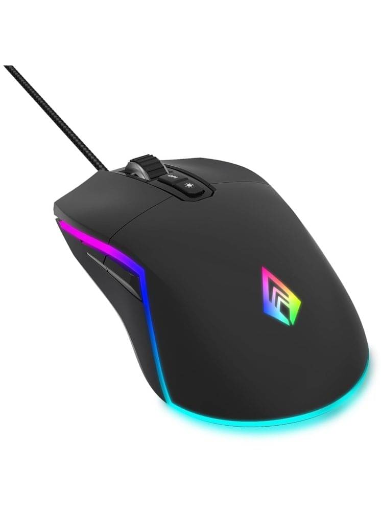     			Archer Tech Lab - Recurve 500 Black Wired Mechanical Mouse