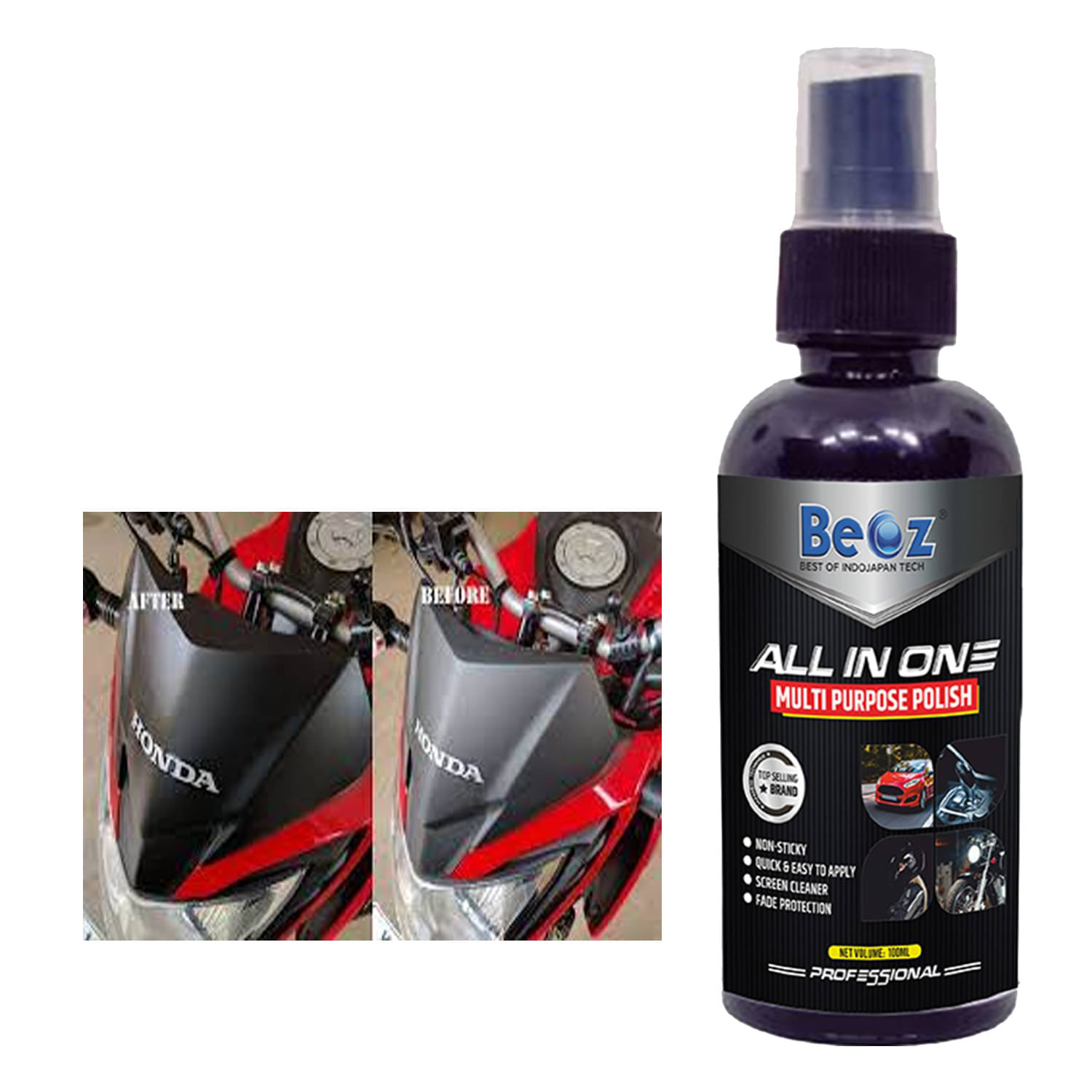 BEOZ - Clear Coat Shine Polish For All Cars & Motorbikes ( Pack of 1 )     			BEOZ - Clear Coat Shine Polish For All Cars & Motorbikes ( Pack of 1 )