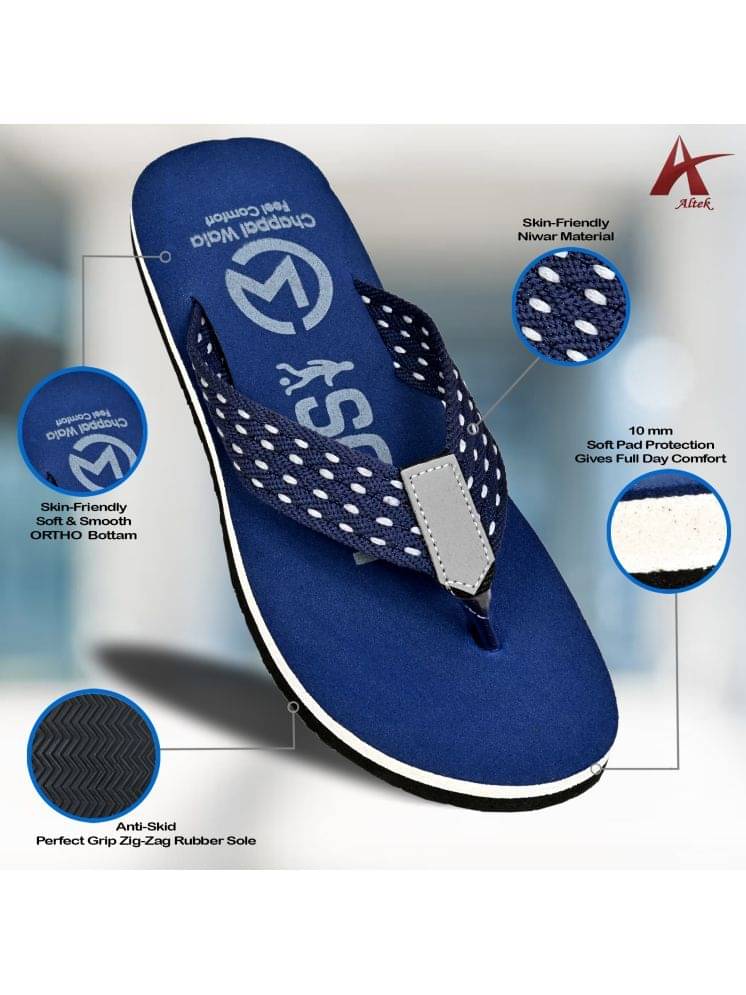     			Chappal Wala Navy Blue Men's Daily Slipper
