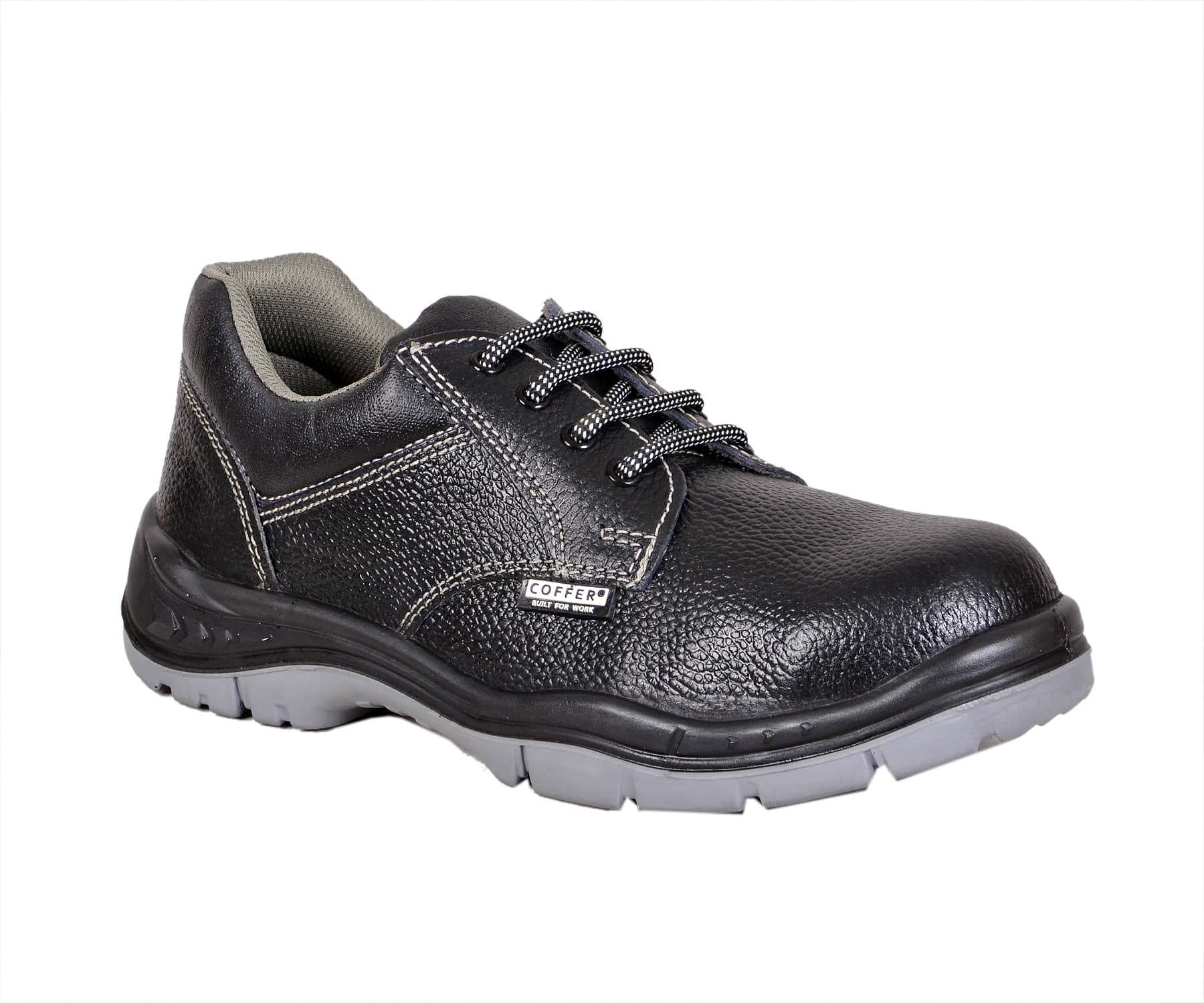Coffer Safety Low Ankle Black Safety Shoes