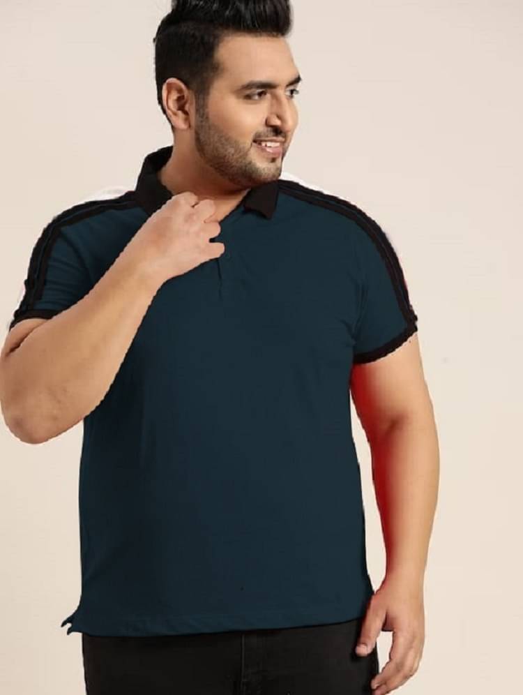 DAAWEAR OUTFITS Pack of 1 Lycra Regular Fit Colorblock Half Sleeves Men's Polo T Shirt ( Dark Green ) DAAWEAR OUTFITS Pack of 1 Lycra Regular Fit Colorblock Half Sleeves Men's Polo T Shirt ( Dark Green )