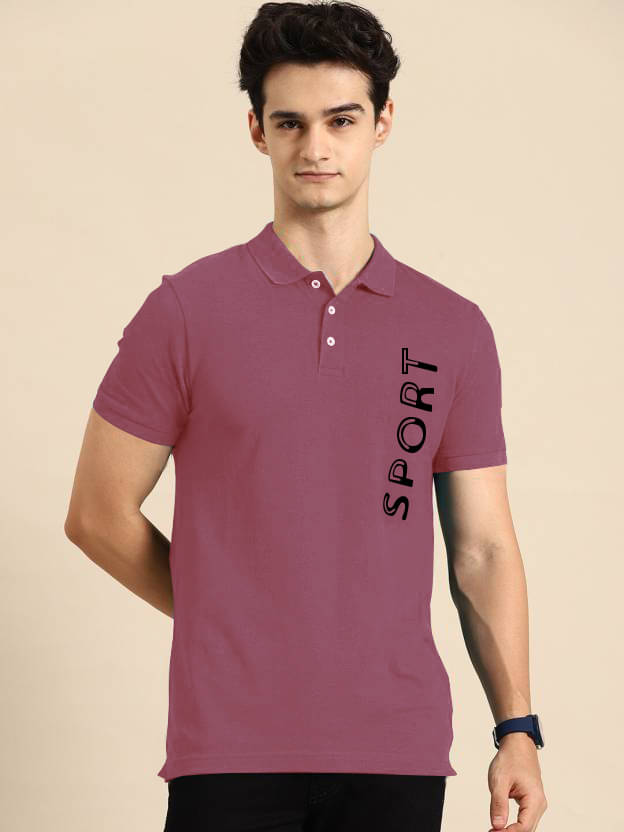 DAAWEAR OUTFITS Pack of 1 Lycra Regular Fit Printed Half Sleeves Men's Polo T Shirt ( Pink ) DAAWEAR OUTFITS Pack of 1 Lycra Regular Fit Printed Half Sleeves Men's Polo T Shirt ( Pink )