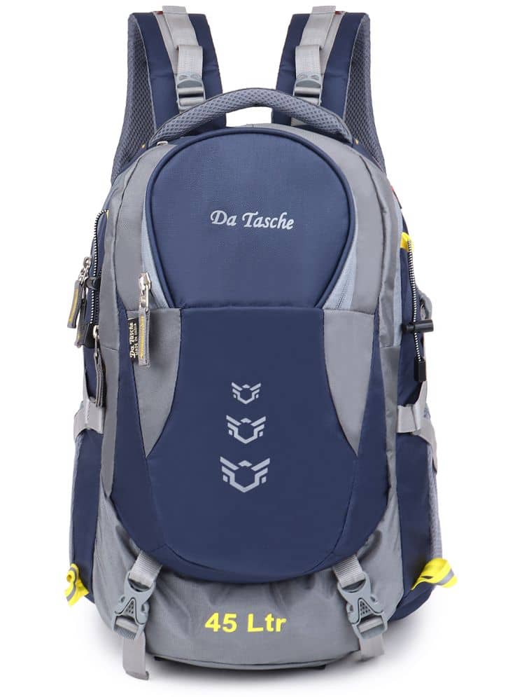 Da Tasche Multi Color Polyester Backpack With Raincover ( 45 Ltrs ) - Handbags | Buy online on ZillyBuy
