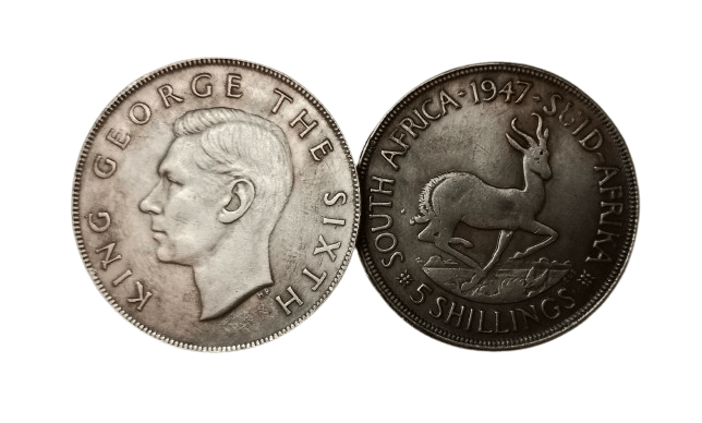     			Extremely Rare King George VI South Africa 5 Shillings 1947 Modern Coin - Hard to Find