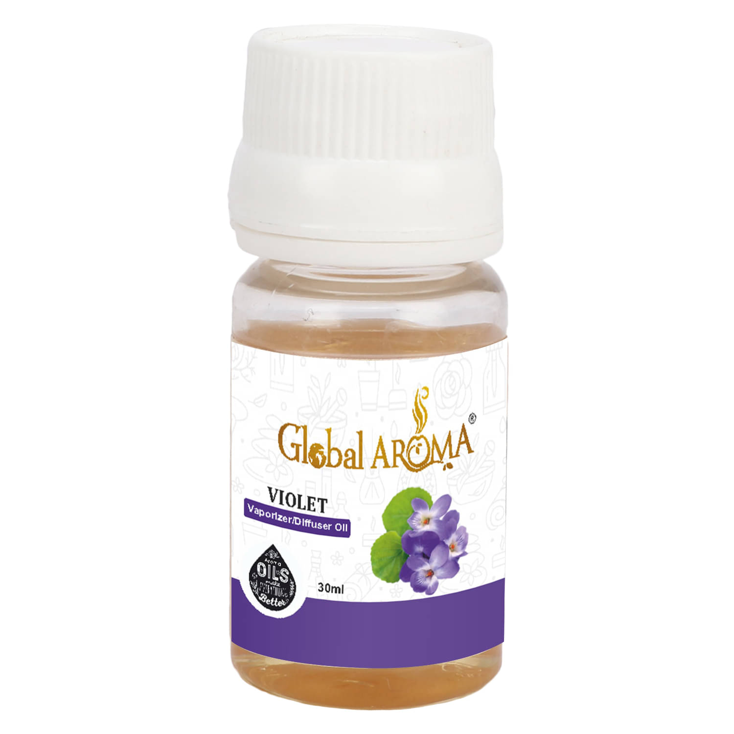 GLOBAL AROMA Violet Fragrance Aroma Diffusers Oil - 30 ML GLOBAL AROMA Violet Fragrance Aroma Diffusers Oil - 30 ML