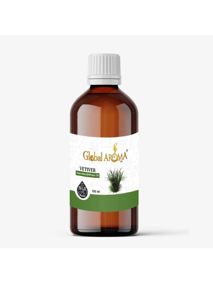 GLOBAL AROMA Vetiver Fragrance Aroma Diffusers Oil - 100 ML GLOBAL AROMA Vetiver Fragrance Aroma Diffusers Oil - 100 ML