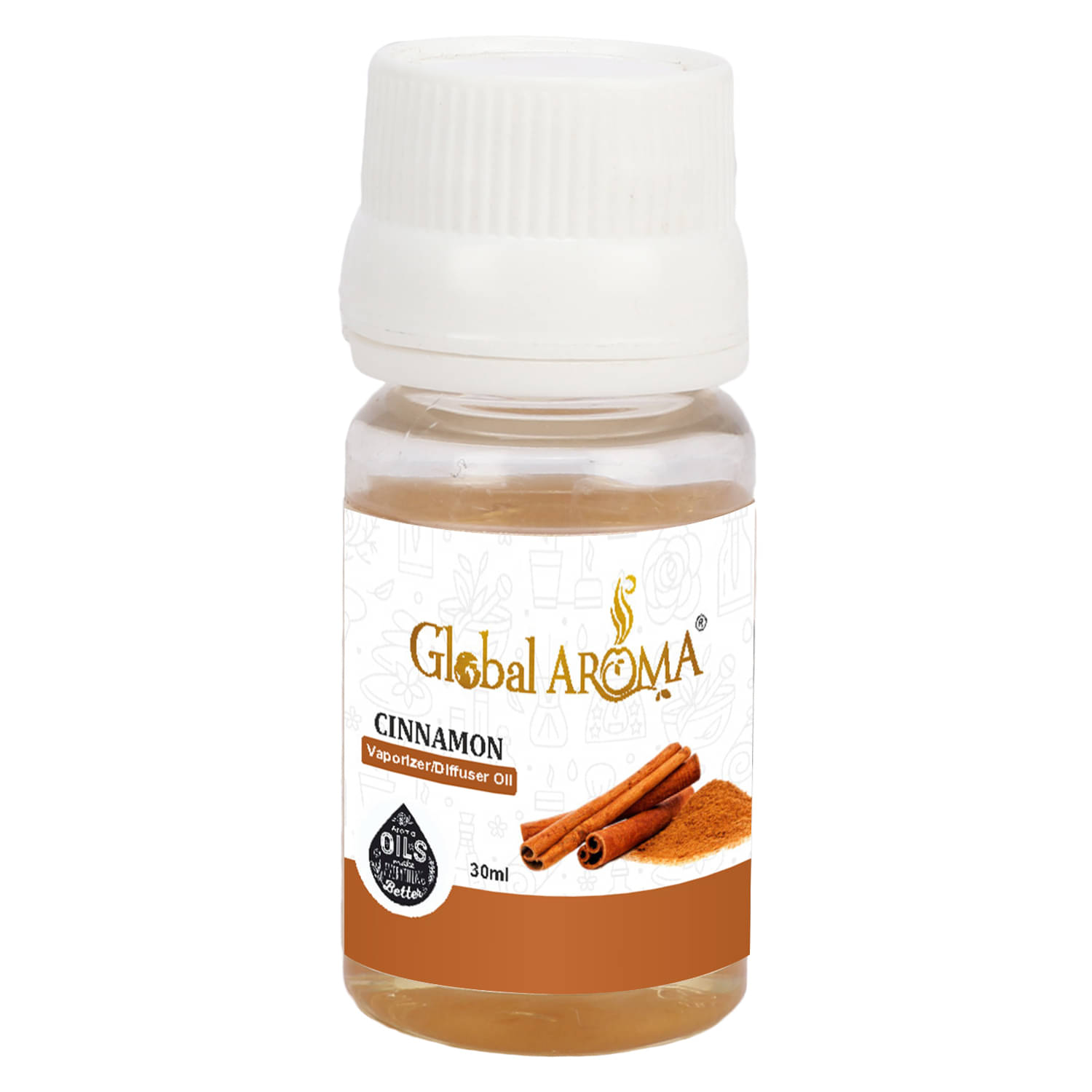 GLOBAL AROMA Cinnamon Fragrance Aroma Diffusers Oil - 30 ML GLOBAL AROMA Cinnamon Fragrance Aroma Diffusers Oil - 30 ML
