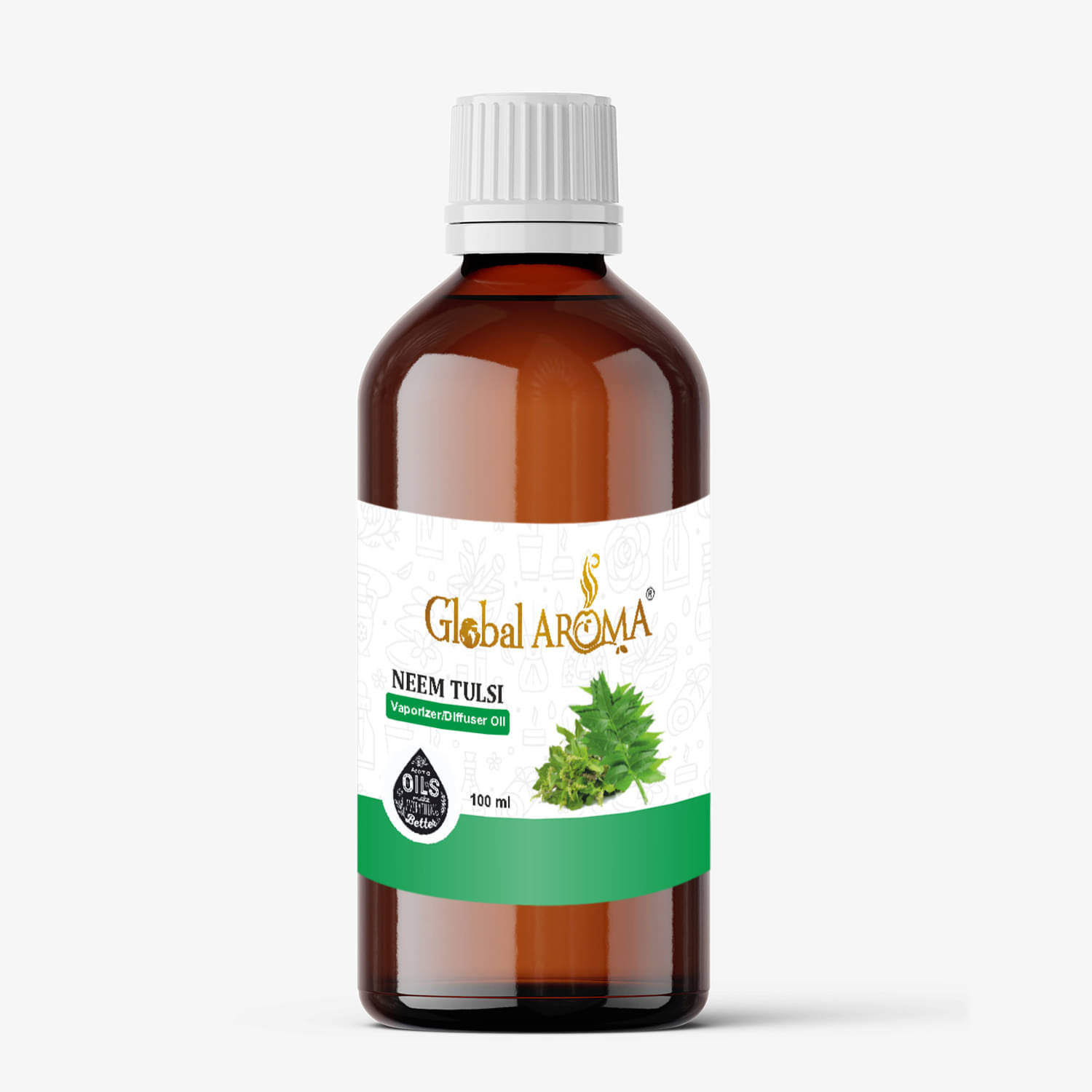     			GLOBAL AROMA Neem Tulsi Fragrance Aroma Diffusers Oil - 100 ML