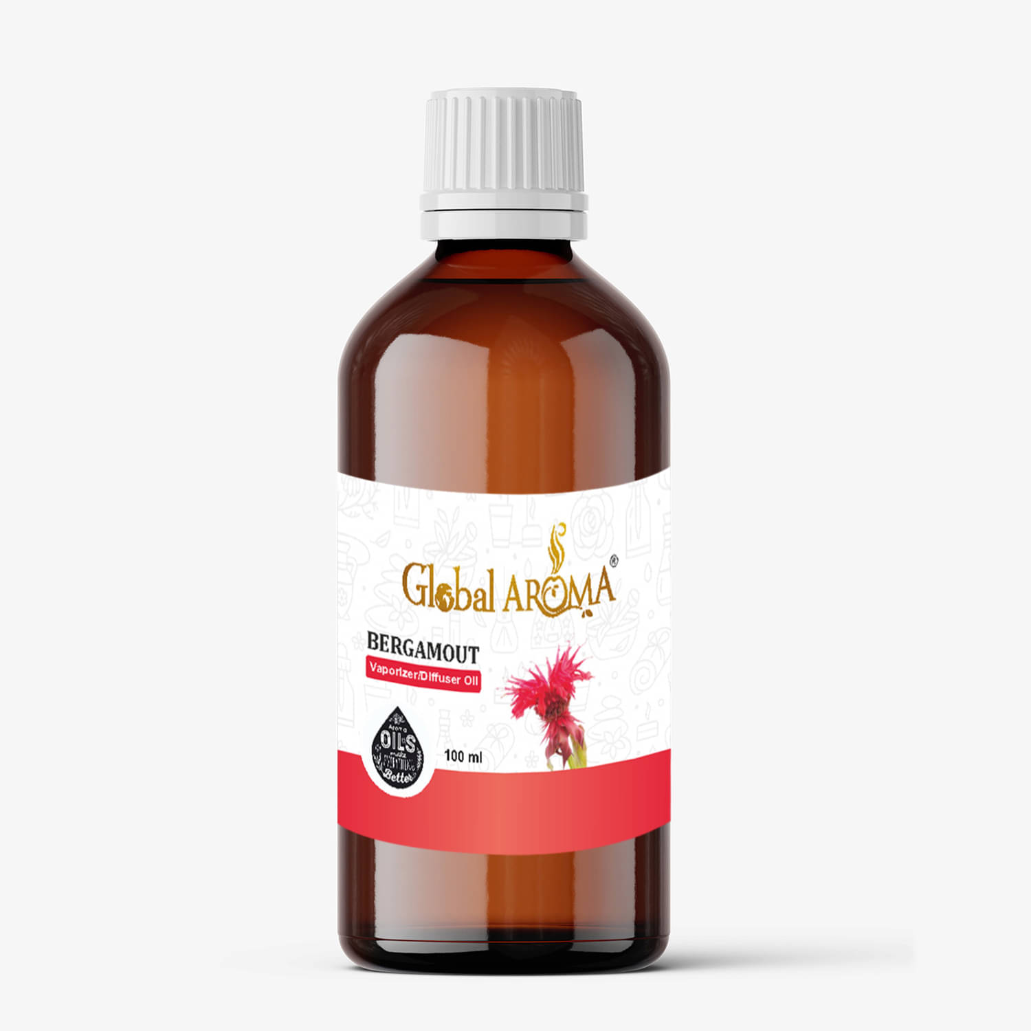 GLOBAL AROMA BERGAMOUT Fragrance Aroma Diffusers Oil - 100 ML GLOBAL AROMA BERGAMOUT Fragrance Aroma Diffusers Oil - 100 ML