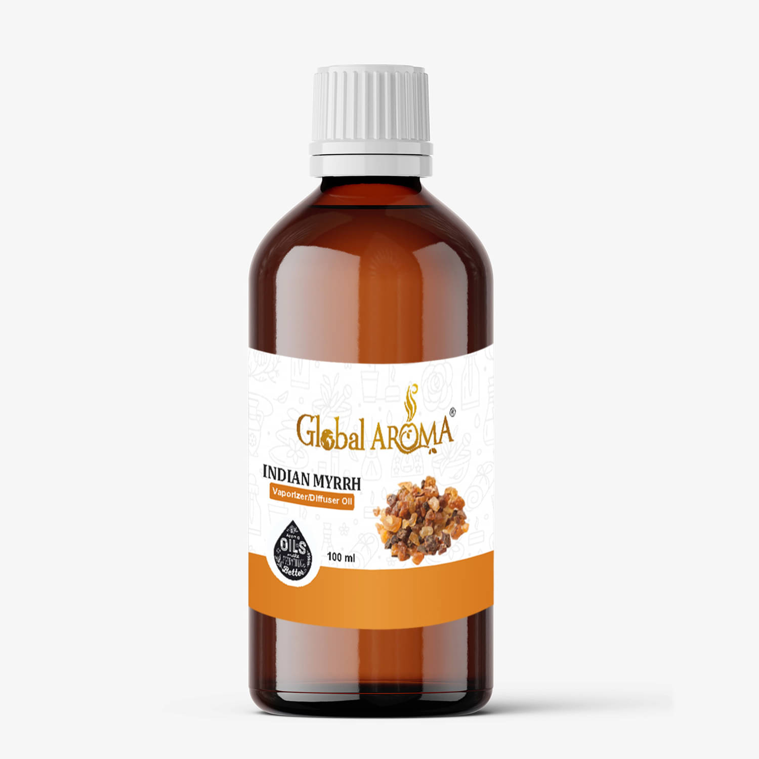    			GLOBAL AROMA Indian Myrrh Fragrance Aroma Diffusers Oil - 100 ML