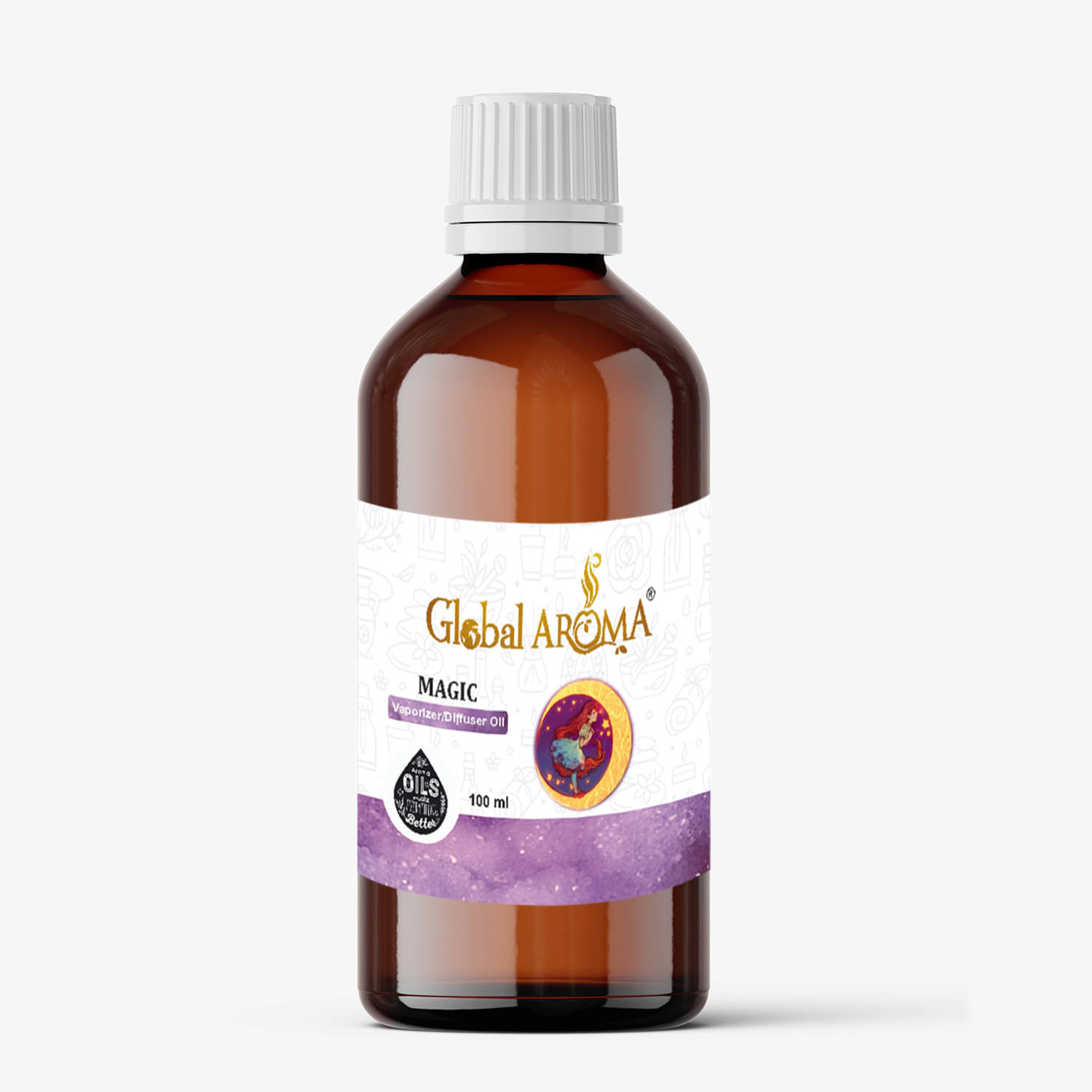 GLOBAL AROMA Magic Fragrance Aroma Diffusers Oil - 100 ML GLOBAL AROMA Magic Fragrance Aroma Diffusers Oil - 100 ML