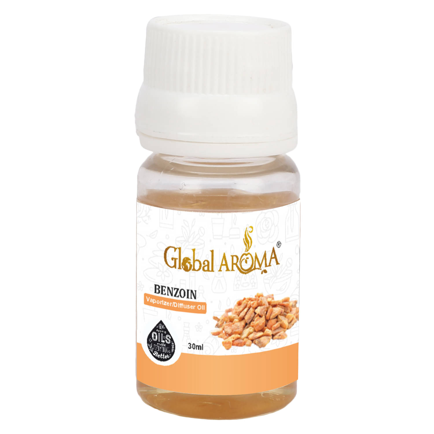 GLOBAL AROMA BENZOIN Fragrance Aroma Diffusers Oil - 30 ML GLOBAL AROMA BENZOIN Fragrance Aroma Diffusers Oil - 30 ML
