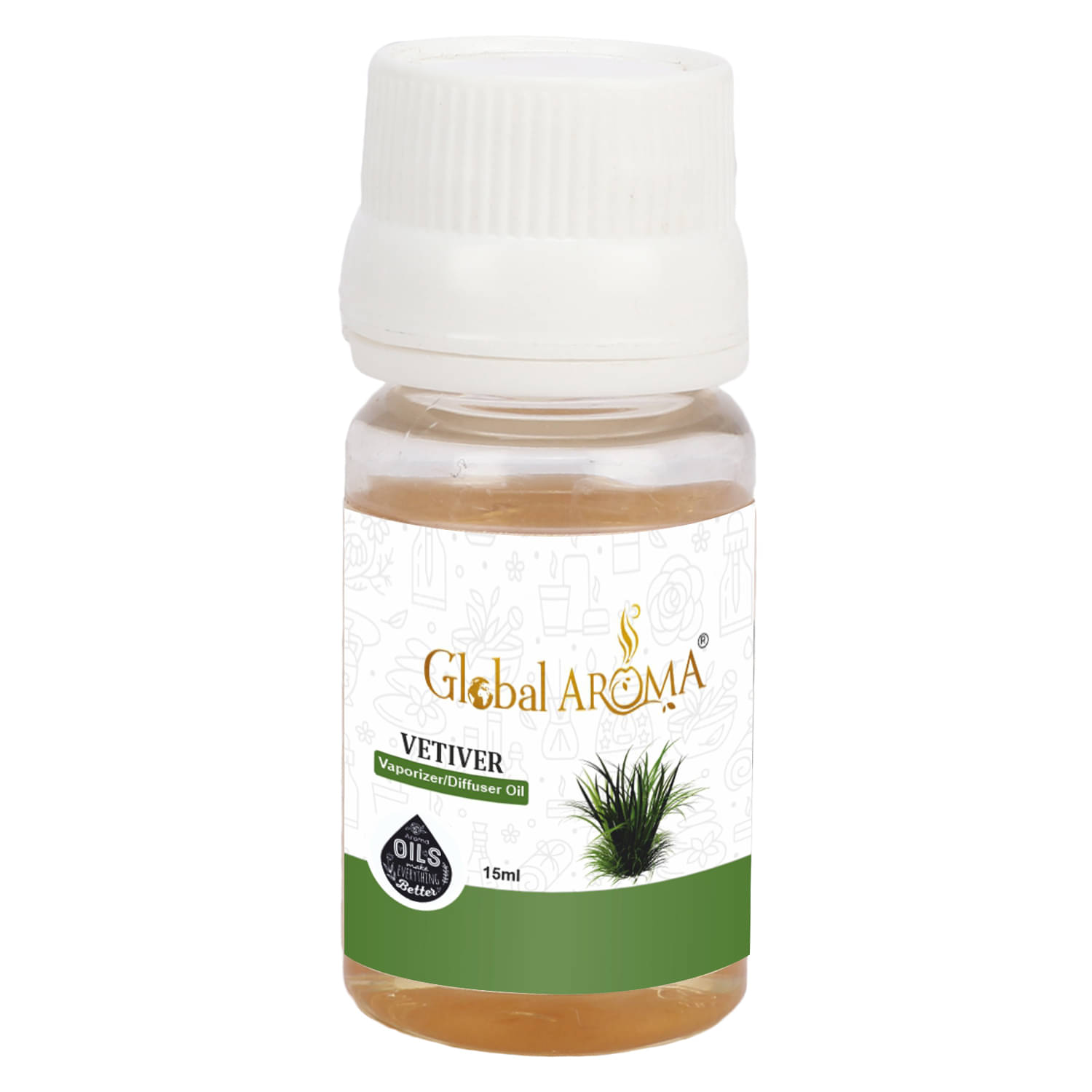     			GLOBAL AROMA Vetiver Fragrance Aroma Diffusers Oil - 15 ML