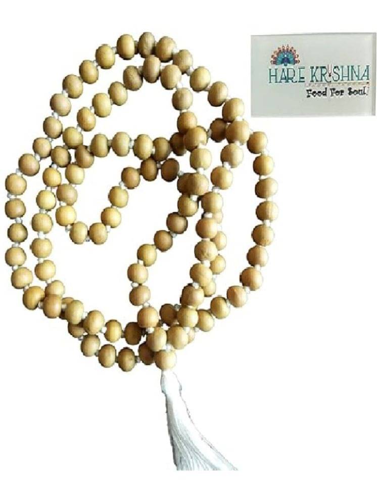 Hare Krishna Food For Soul Chandan Mala | 108+1 Beads| Jaap Mala 1 Mukhi Mala ( Pack of 1 ) Hare Krishna Food For Soul Chandan Mala | 108+1 Beads| Jaap Mala 1 Mukhi Mala ( Pack of 1 )