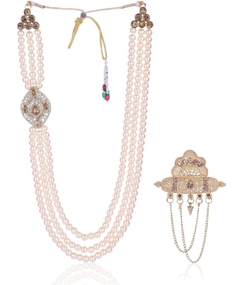 JIYANSHI FASHION: GROOM SHERWANI MALA, LCT COLOR, ML-26, BR-137 - Jewellery Sets | Buy online on ZillyBuy