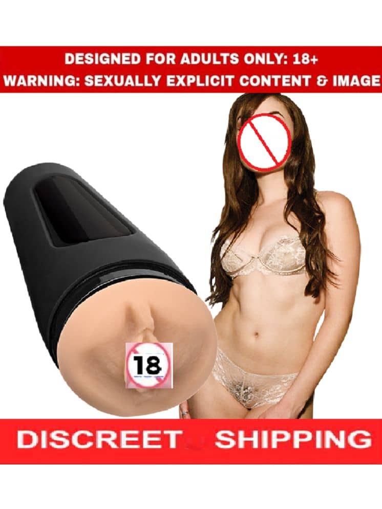 KAMVEDA NORA DE MALE POCKET PUSSY MASTURBATOR CUP WITH FREE LUBE-U.S.A