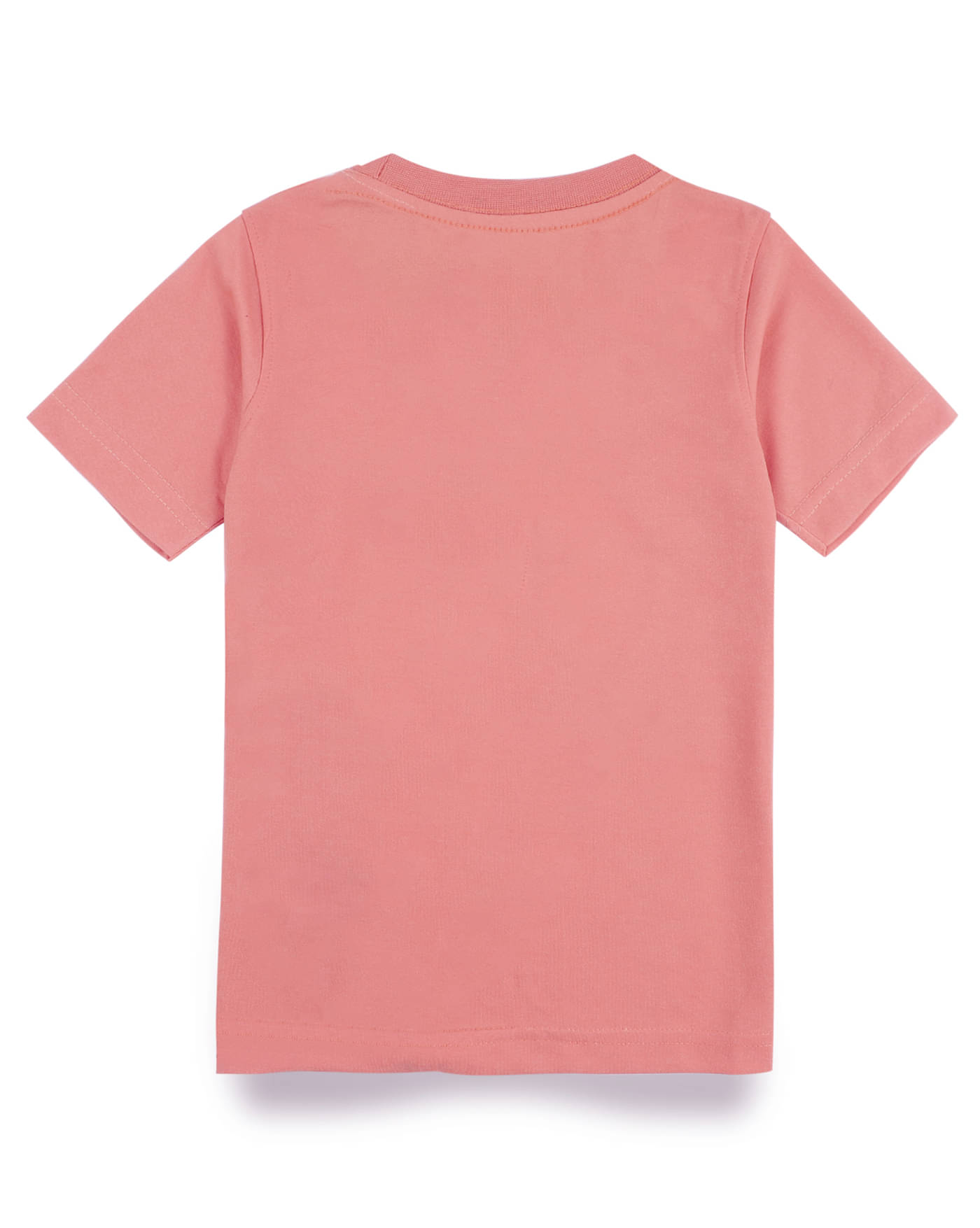     			KIDDY VIDDY Pack of 1 Boys Cotton T-Shirt ( Peach )