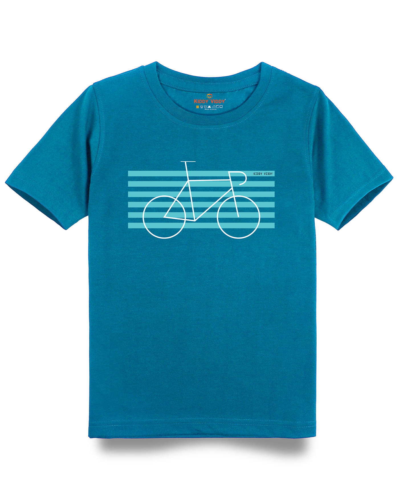     			KIDDY VIDDY Pack of 5 Boys Cotton Polo T-Shirt ( Teal )