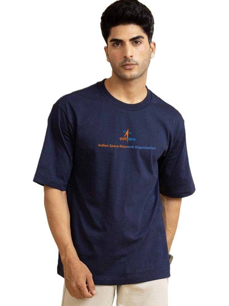     			Organic Chics Pack of 1 100% Cotton Oversized Fit Men's T-Shirt ( Navy )