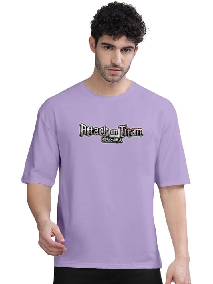    			Organic Chics Pack of 1 100% Cotton Oversized Fit Men's T-Shirt ( Lavender )