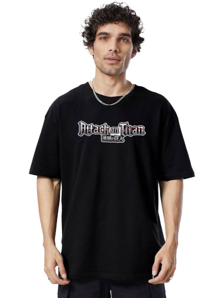     			Organic Chics Pack of 1 100% Cotton Oversized Fit Men's T-Shirt ( Black )