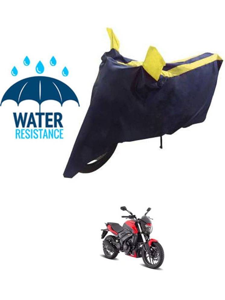 RONISH Bike Body Cover for Bajaj Dominar 400 ( Pack of 1 ) , Yellow     			RONISH Bike Body Cover for Bajaj Dominar 400 ( Pack of 1 ) , Yellow