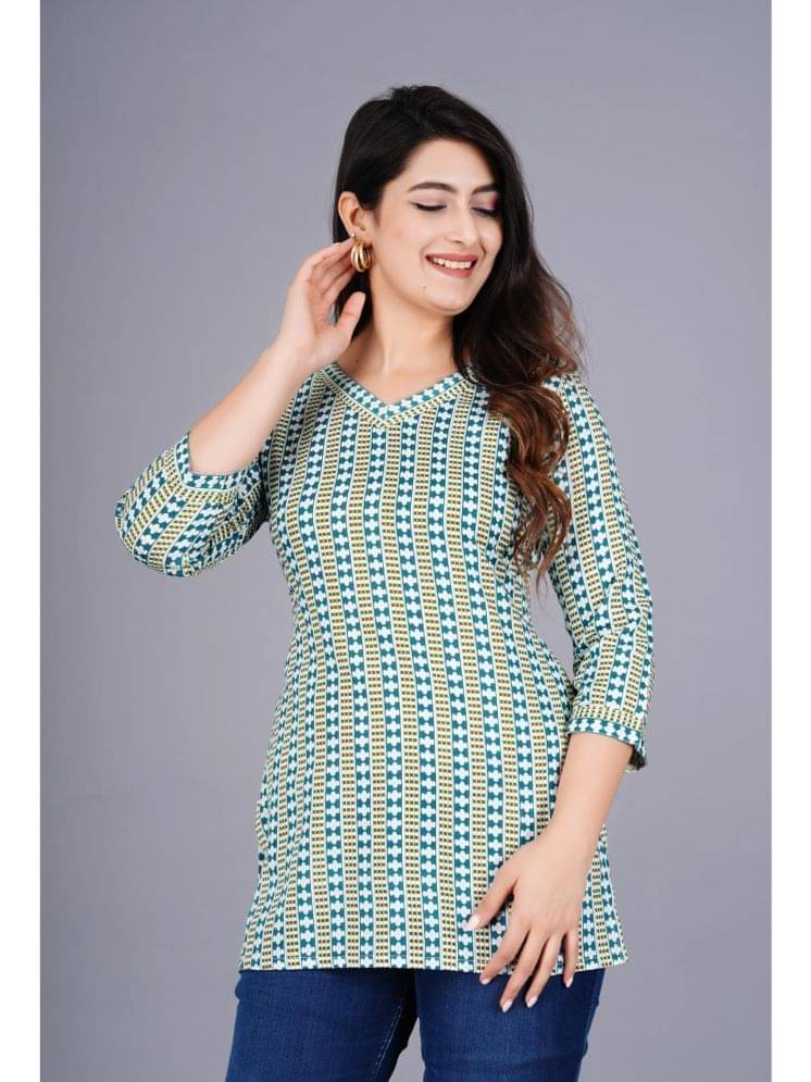     			SUKTI Multi Color Cotton Blend Women's Tunic ( Pack of 1 )