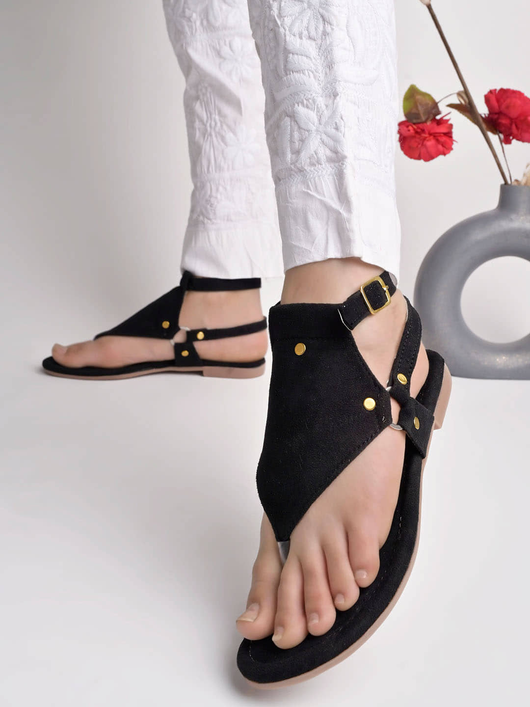 Shoetopia Black Women's Flats