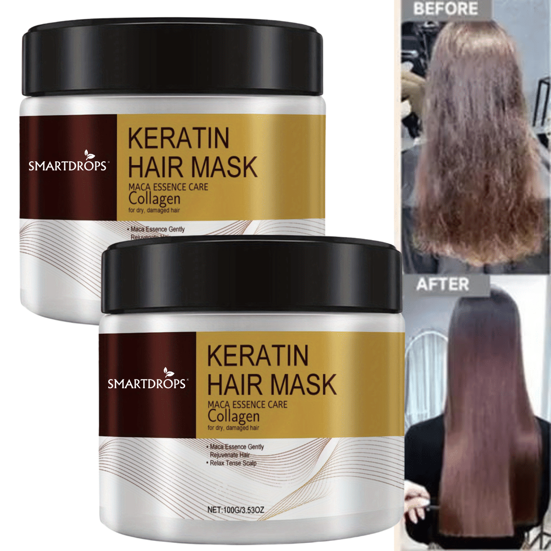 Smartdrops Shine Enhancing Hair Mask For Straight Hair ( Pack of 2 )