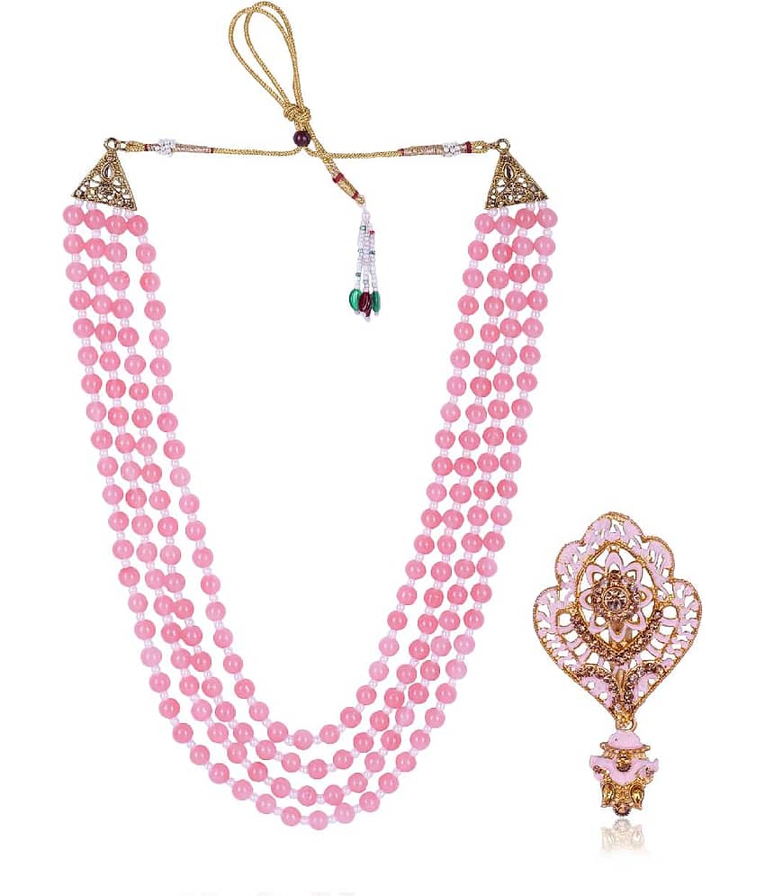 Wedding Groom Mala & Brooch Set for Men - Jewellery Sets | Buy online on ZillyBuy
