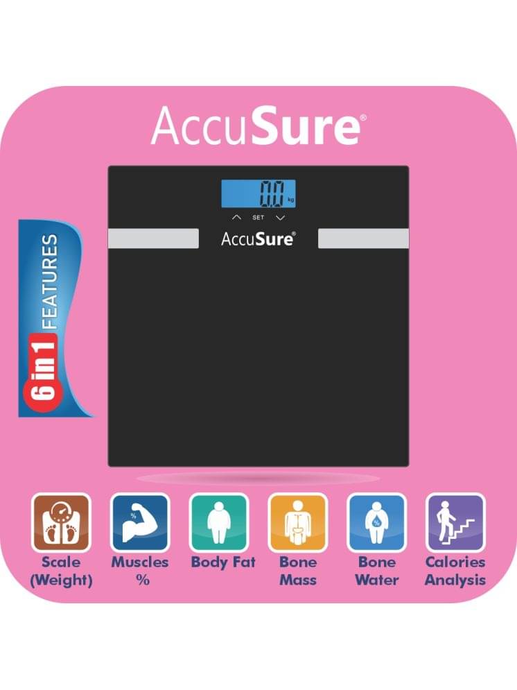     			ACCUSURE - Digital Square Weighing Scale