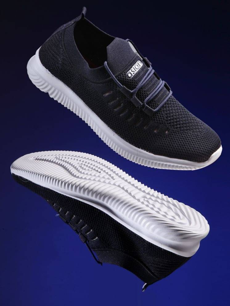     			ASIAN Hattrick-09 Navy Men's Sports Running Shoes