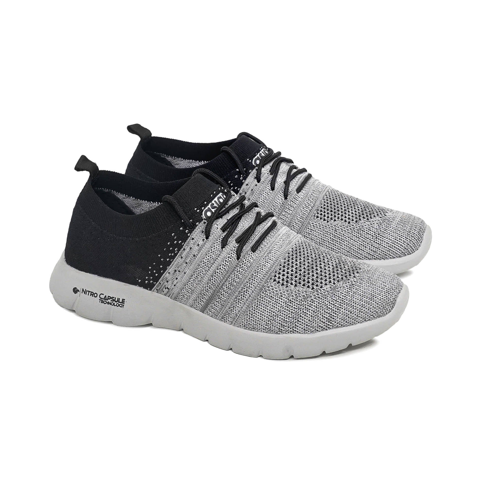 ASIAN STORM-02 Dark Grey Men's Sports Running Shoes - Sports Shoes | Buy online on ZillyBuy