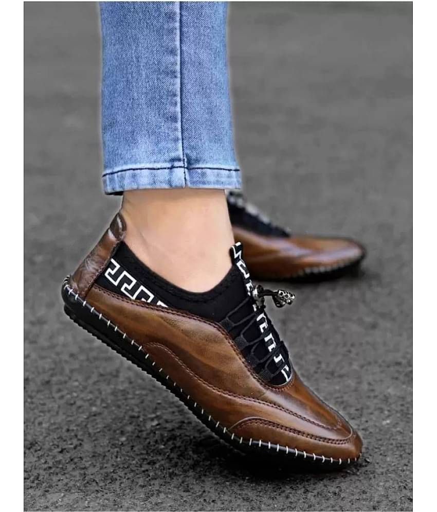 Casual Shoes Leefox Loafers Lee Fox Brown Loafers
