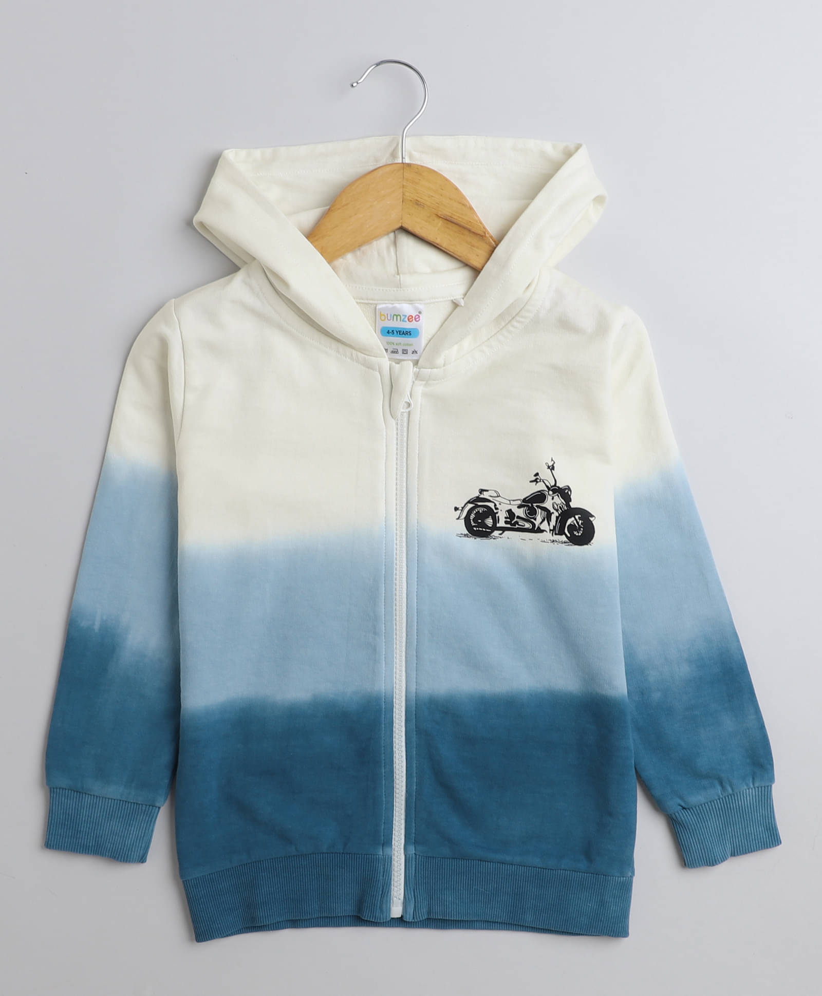     			BUMZEE Pack of 1 Boys Cotton Sweatshirt ( Blue )