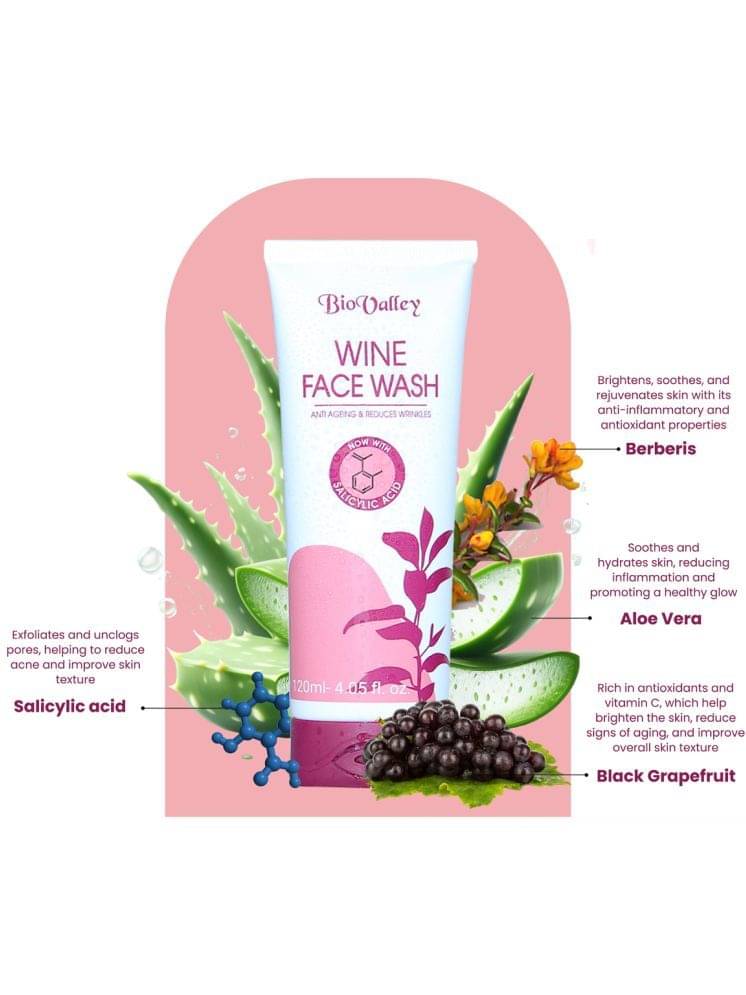     			Bio Valley - Fine Lines and Wrinkles Reducing Face Wash For All Skin Type ( Pack of 1 )
