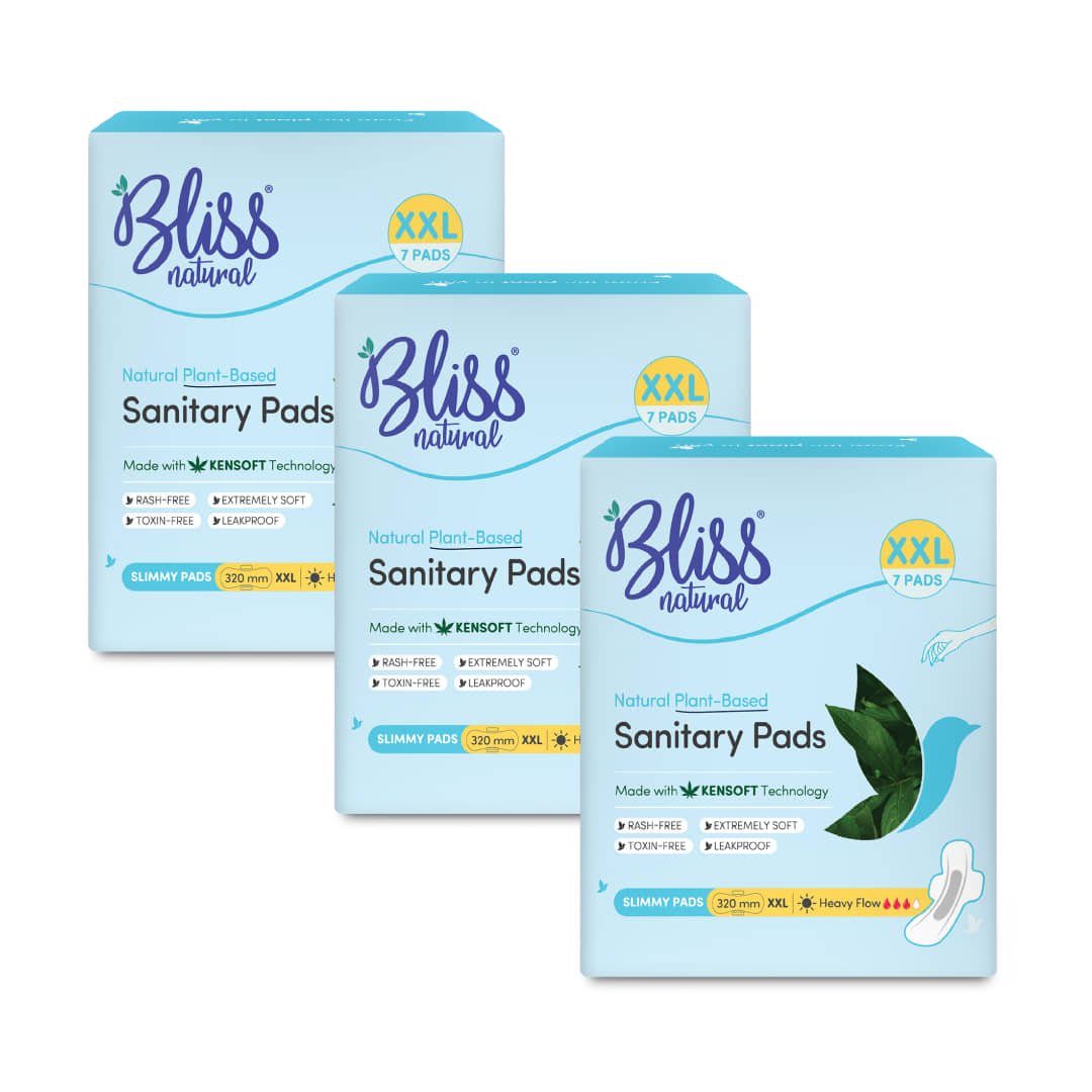 BLISSNATURAL Cottony XXL Maxi Regular Sanitary Pad