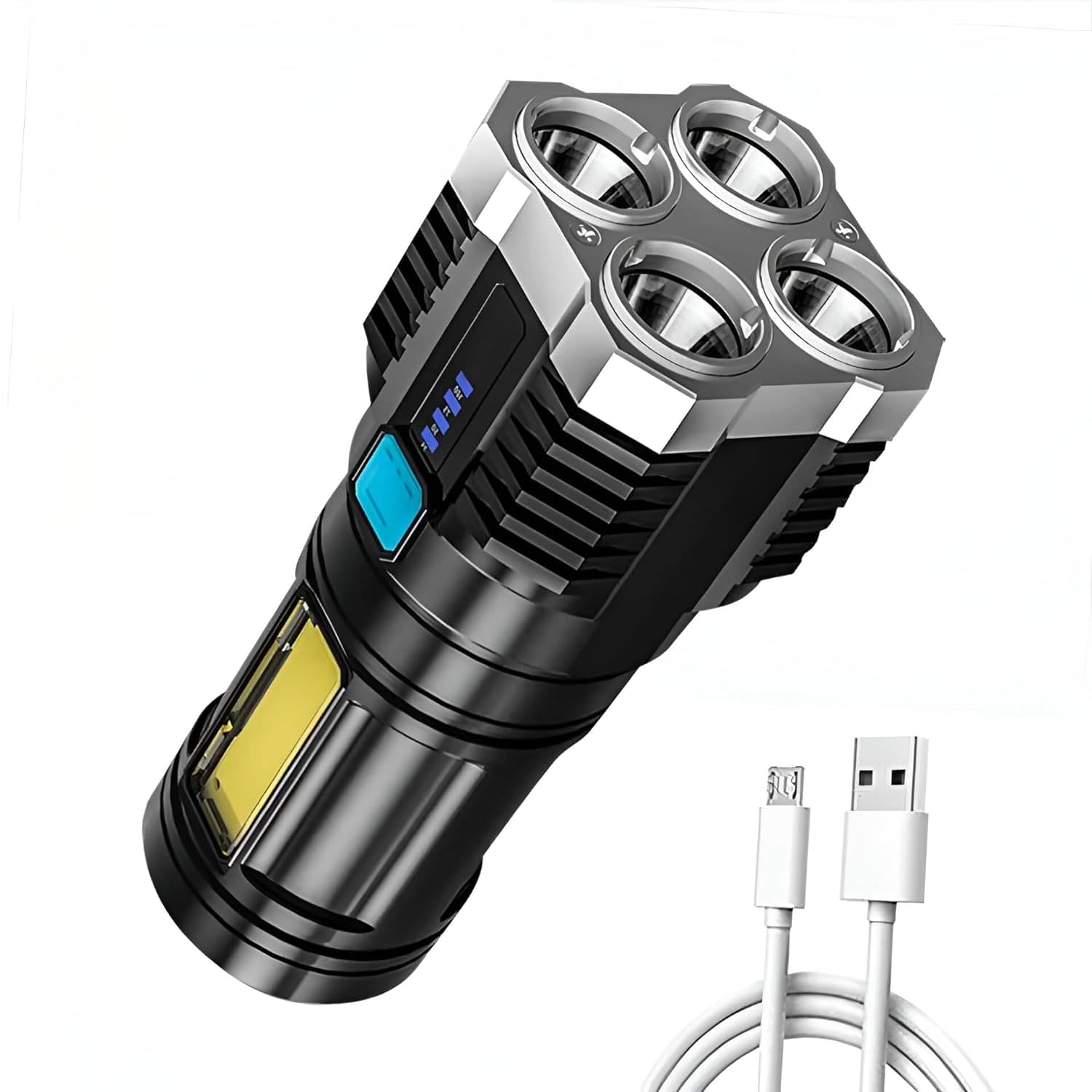     			CIELKART - 10W Rechargeable Flashlight Torch ( Pack of 1 )
