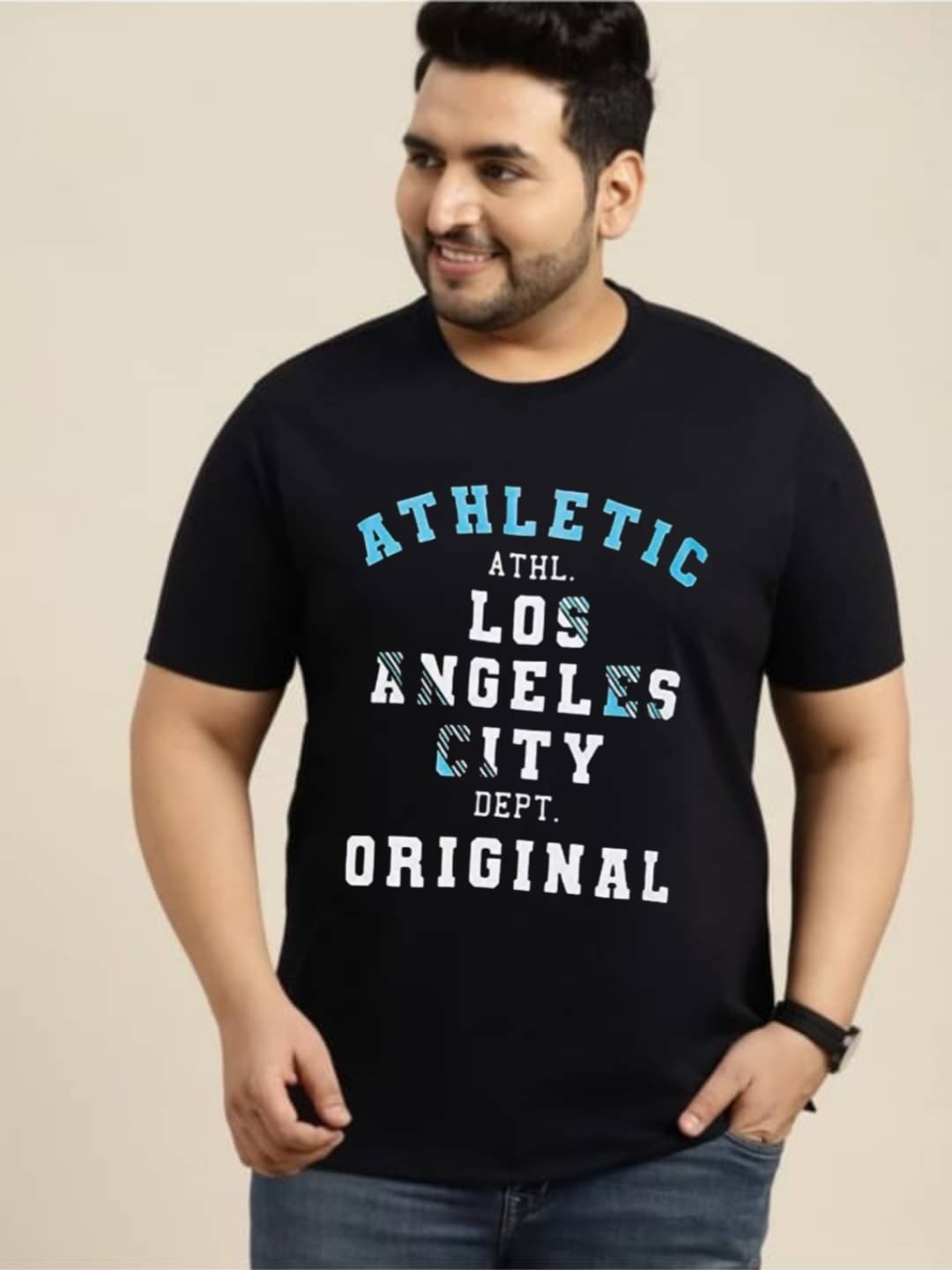 DAAWEAR OUTFITS Pack of 1 Cotton Regular Fit Men's T-Shirt ( Black )     			DAAWEAR OUTFITS Pack of 1 Cotton Regular Fit Men's T-Shirt ( Black )