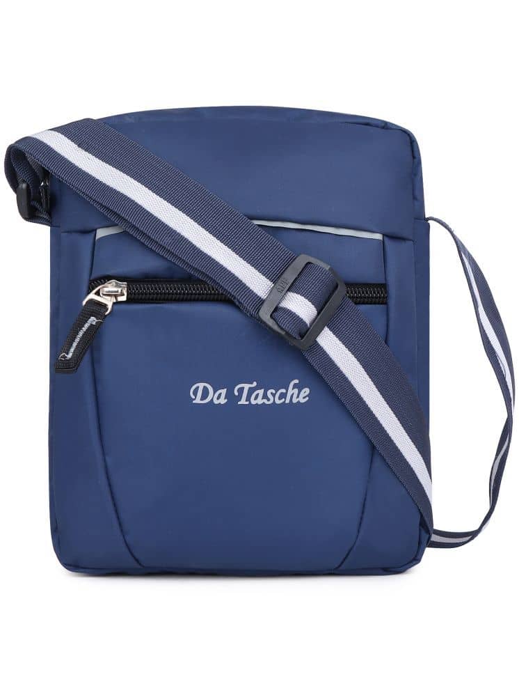 Da Tasche Black Solid Messenger Bag - Handbags | Buy online on ZillyBuy